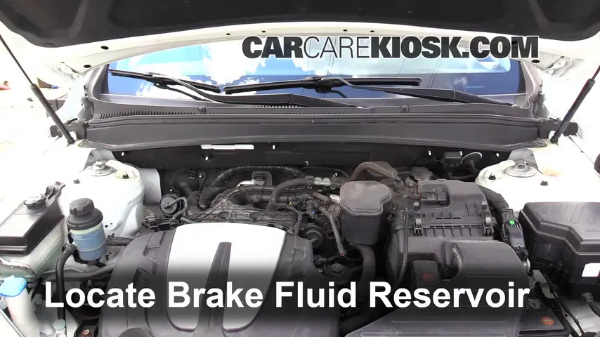 2010 Hyundai Santa Fe SE 3.5L V6 Brake Fluid